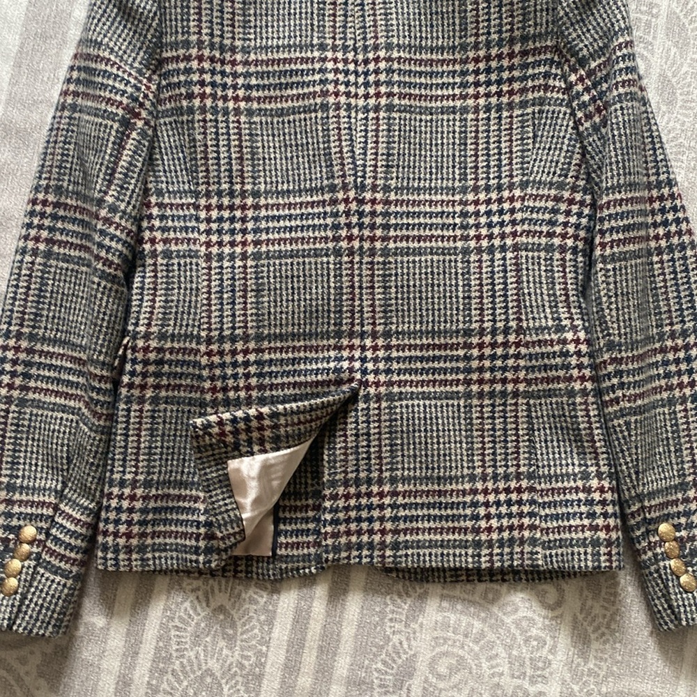 J.Crew Wool Schoolboy Blazer in Houndstooth Plaid - Picture 11 of 16